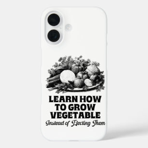 Leer hoe je groenten kweekt in plaats van stemmen iPhone 16 hoesje