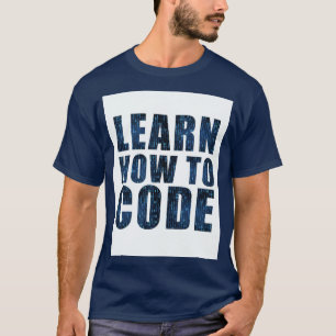Leer hoe te Code (Blauw) T-shirt