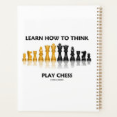 Leer hoe te denken Speel Schaken Reflecterende Sch Planner (Achterkant)