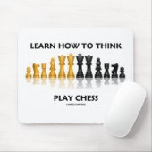 Leer hoe te om Schaak (de Schaakhouding) te denken Muismat (Met muis)