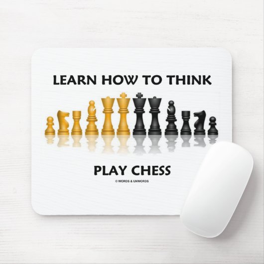 Leer hoe te om Schaak (de Schaakhouding) te denken Muismat (Met muis)