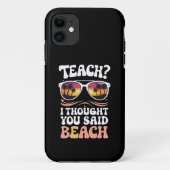 Leer ik dacht dat je zei strandleraar Groovy Case-Mate iPhone Case (Achterkant)