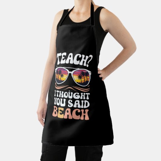 Leer ik dacht dat je zei strandleraar Groovy Schort (Insitu)