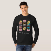 Leer Inspire Liefde Potlood Luipaard Leuk 8e Graad T-shirt (Voorkant volledig)