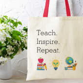 Leer Inspireren Herhaling, Leraar Waardering, Aang Tote Bag