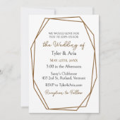 Leer, Kant, Paard Country Wedding Kaart (Voorkant)