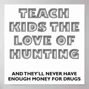 Leer Kinderen Grappige Jacht Poster
