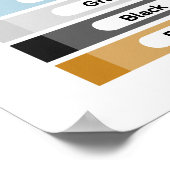 Leer Kleuren  Poster (Hoek)