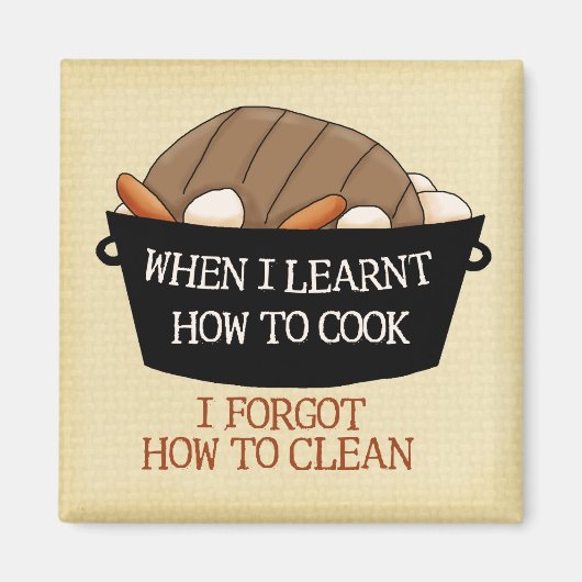 Leer koken magneet (Voorkant)