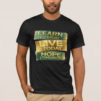 Leer Leef Hoop Heren T-Shirt