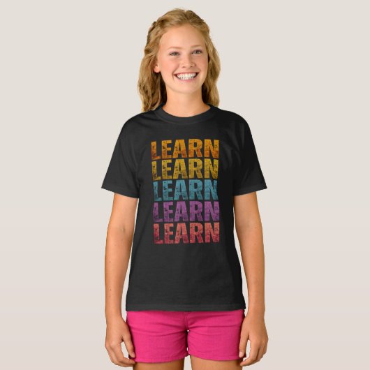 LEER LEER T-shirt (Voorkant volledig)