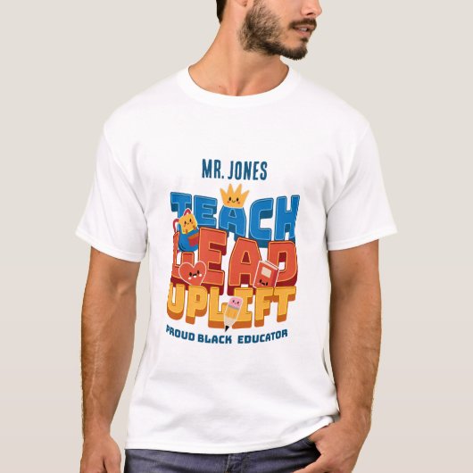 Leer. Leid. Verhef Persoonlijke T-shirt (Voorkant)