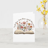 Leer Leraar Wildflower Terug naar School Eerste Da Kaart (Gele Bloem)