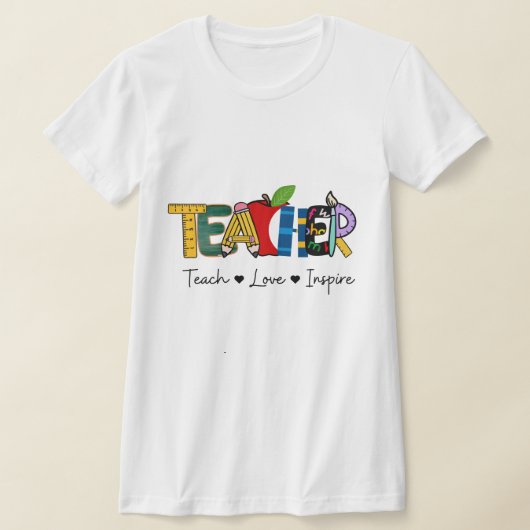 Leer liefde en inspireer docenten Collectie T-shirt (Laagn)