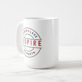 Leer Liefde Herhaal Motivatie Koffiemok (Voorkant links)