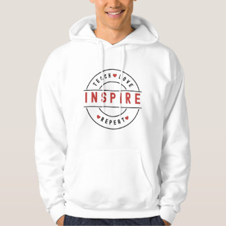 Leer Liefde Inspire Motivatie Hoodie