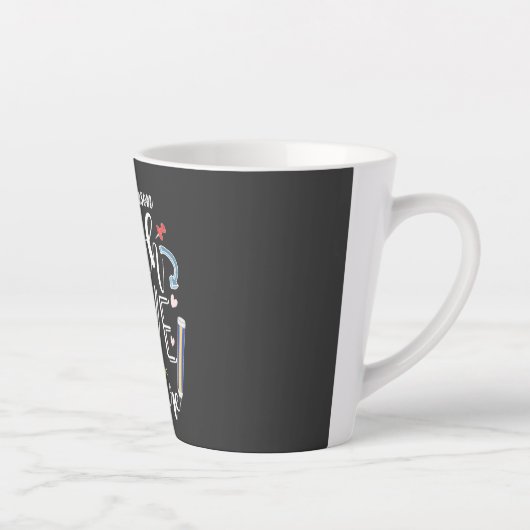 leer liefde inspireert favoriete leraar cool latte mok (Rechts)