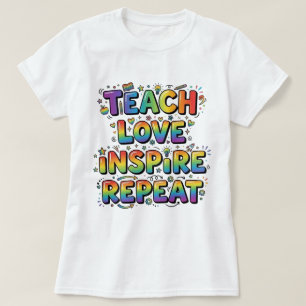 Leer Liefde Inspireren Herhaal Waardering voor Ler T-shirt
