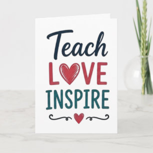 Leer Liefde Inspireren Kaart