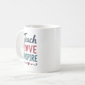 Leer Liefde Inspireren Koffiemok (Voorkant links)