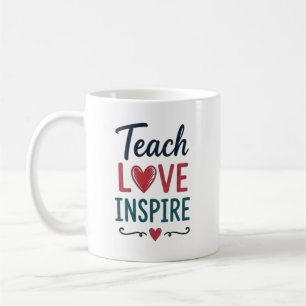Leer Liefde Inspireren Koffiemok
