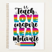 Leer liefde inspireren Lead motiveren Planner (Voorkant)