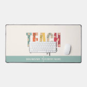 Leer liefde inspireren leraar dag waardering cadea bureaumat (Keyboard & Muis)