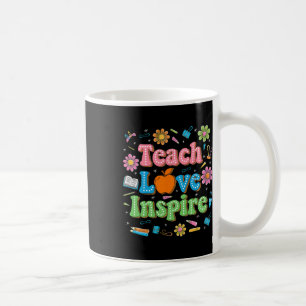 Leer Liefde Inspireren Leraar Leven Inspirerend Ru Koffiemok