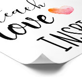 Leer Liefde Inspireren Leraren Poster (Hoek)