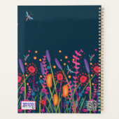 Leer Liefde Inspireren Marine Bloemen Dragonfly Planner (Achterkant)