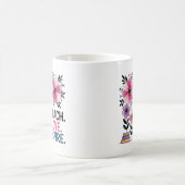 Leer liefde inspireren Mok | Floral Teacher Coffee (Center)