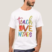 Leer Liefde Inspireren T-shirt (Voorkant)