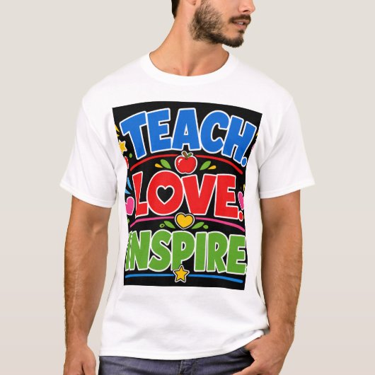 Leer Liefde Inspireren T-shirt (Voorkant)