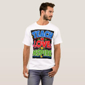 Leer Liefde Inspireren T-shirt (Voorkant volledig)