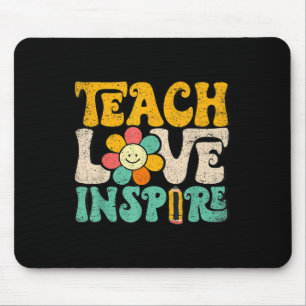 Leer Liefde Inspireren Terug naar school Leraren R Muismat