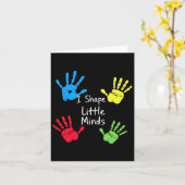 Leer Little Minds Leraar Waardering Terug naar Kaart (Gele Bloem)