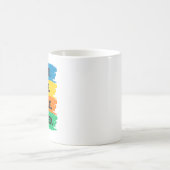 Leer, maak, handel, succes, motivatie slogan koffiemok (Center)