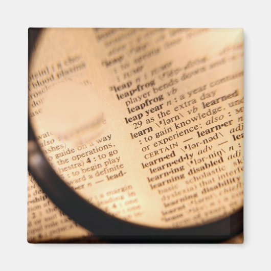 Leer magneet (Voorkant)