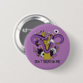 Leer me feminist niet op ronde button 5,7 cm (Voorkant /achterkant)