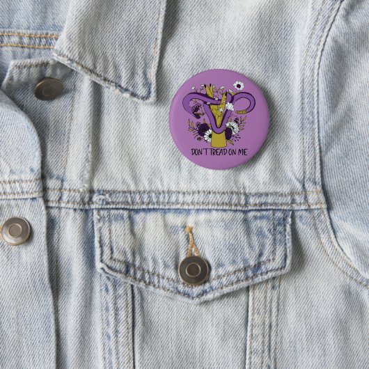 Leer me feminist niet op ronde button 5,7 cm (In situ)