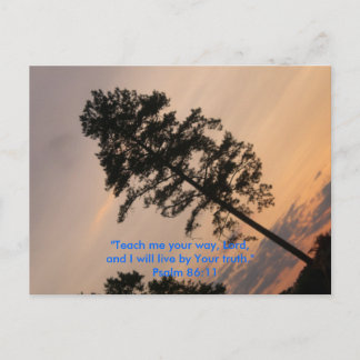 Leer me je weg, Heer, en ik zal... Briefkaart