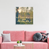 Leer me naar Dance als Willow Waltzes Christelijk Canvas Afdruk (Insitu (Woonkamer))