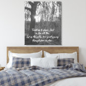 Leer me naar Dance, Lord Christelijk Prayer Canvas Afdruk (Insitu (Slaapkamer))