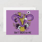 Leer me niet als feministe briefkaart (Voorkant / Achterkant)