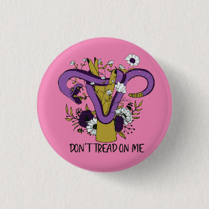 Leer me niet als feministe ronde button 3,2 cm