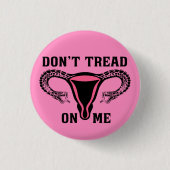 Leer me niet als feministe ronde button 3,2 cm (Voorkant)