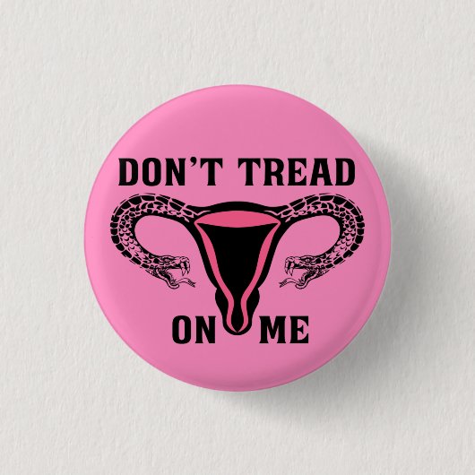Leer me niet als feministe ronde button 3,2 cm (Voorkant)