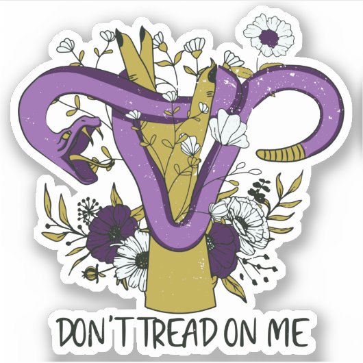 Leer me niet als feministe sticker (Voorkant)