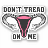 Leer me niet als feministe sticker (Voorkant)