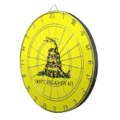 Leer me niet op de vlag van Gadsden Dartbord (Voorkant Rechts)